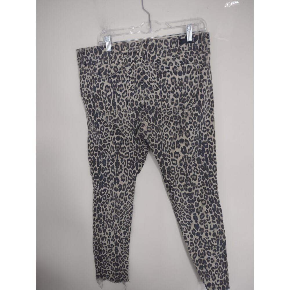 Kut from the Kloth Donna Ankle Skinny Jean Animal Print 12 Mob Wife Casual - Picture 5 of 5